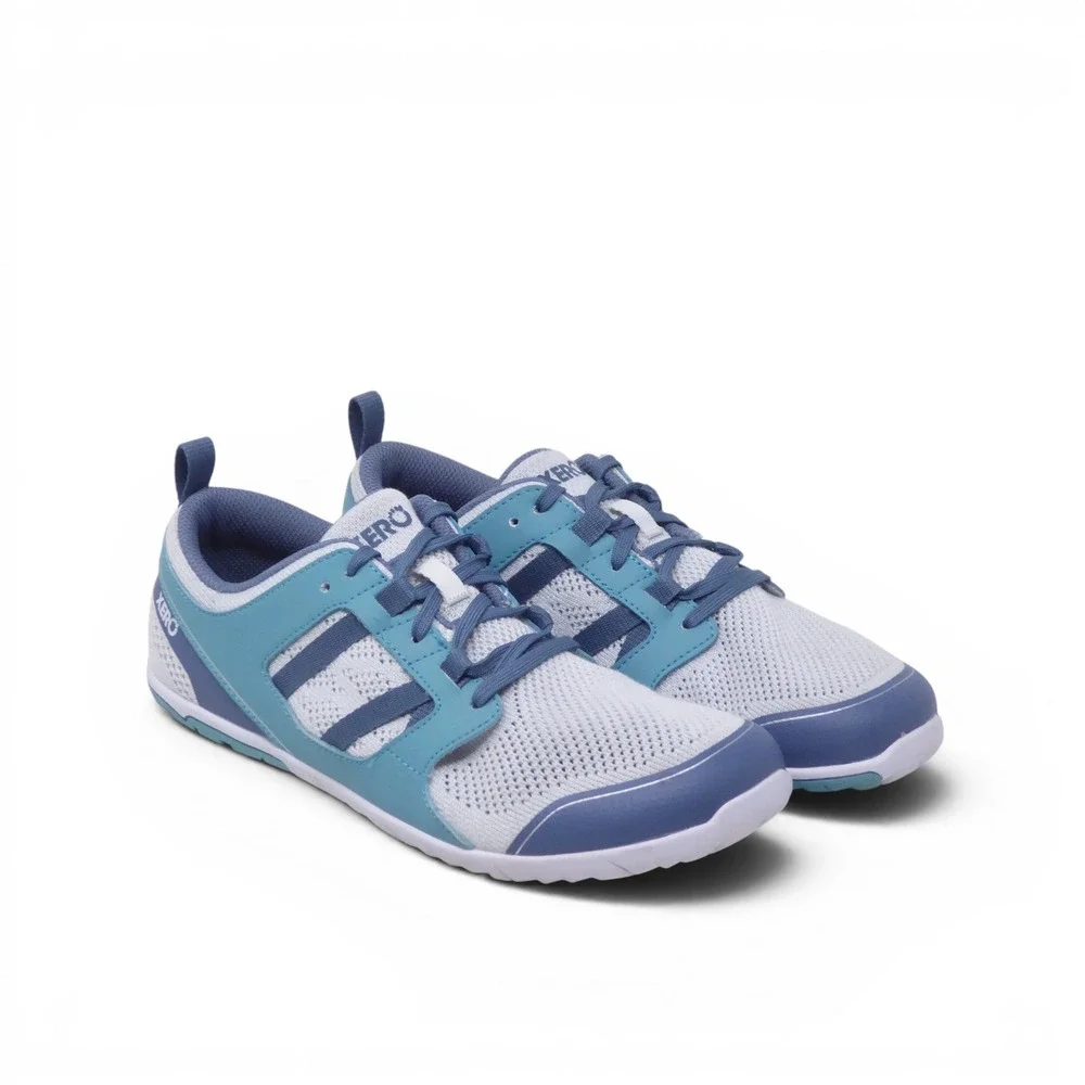 Xero Shoes Womens Zelen Barefoot Running Shoes Blue White Size 10